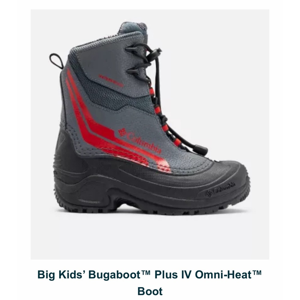 Columbia Big Kids’ Bugaboot™ Plus IV Omni-Heat™ Boot